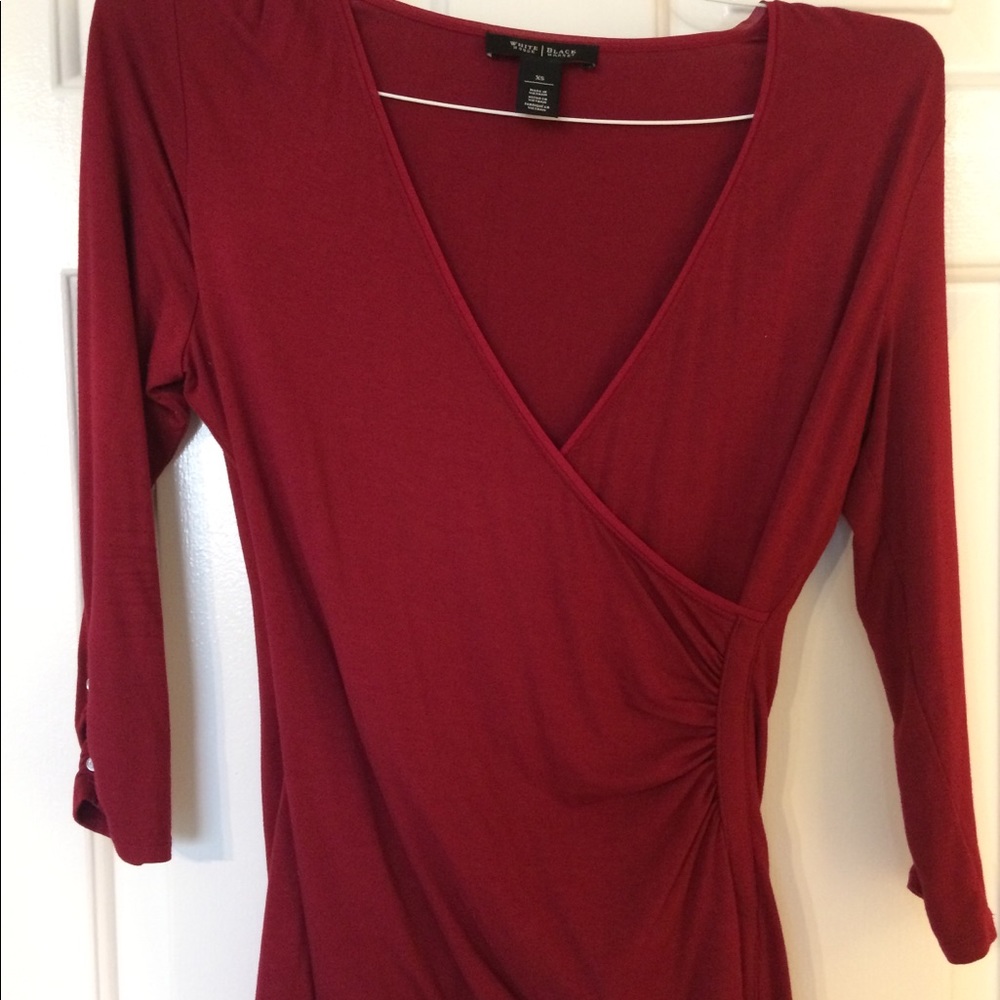 Mock wrap top